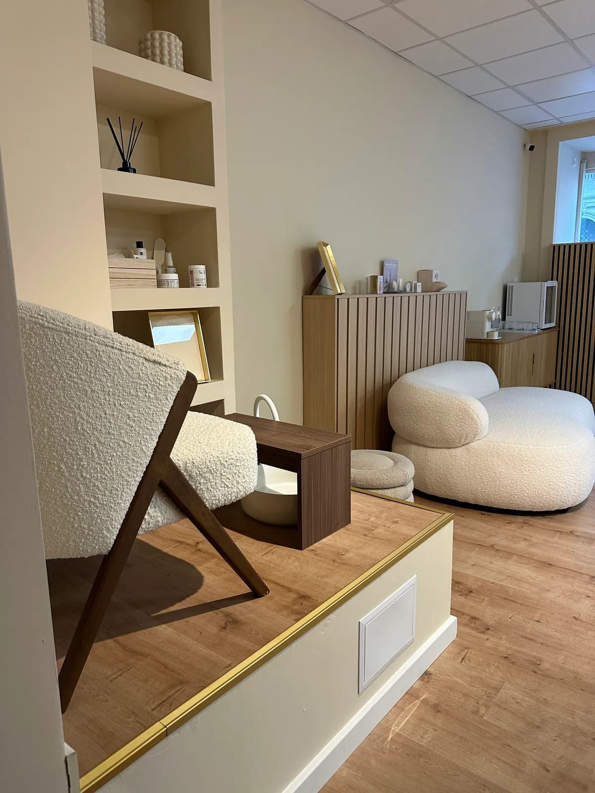 A Maison de Beauté szalon belső tere